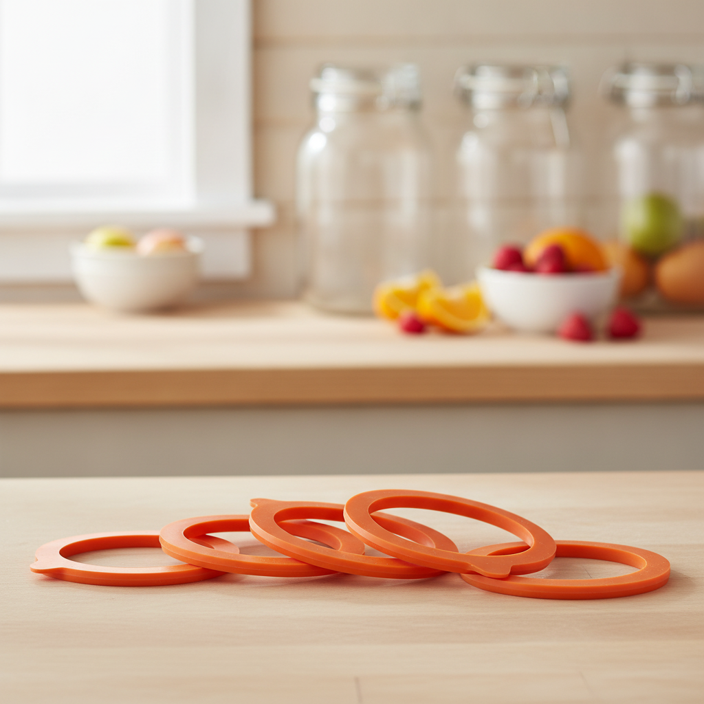 Rubber Seals for 3L Clip Top Jars for Home Preserving (Pack of 6)