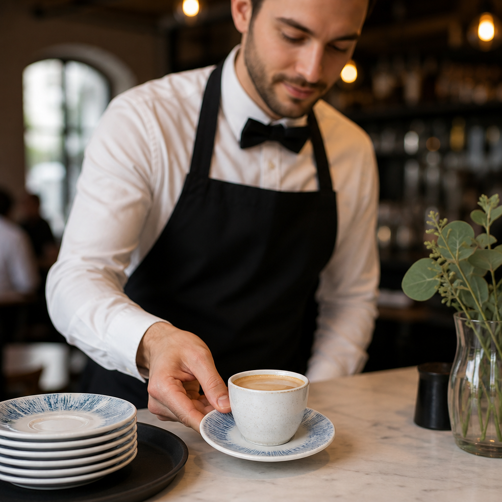 Espresso Saucers 118mm Vitrified Ceramic for Everyday Use (Pack of 12)