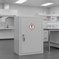 Steel COSHH Cabinet 10L for Safe Chemical Storage