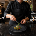Finest Vitrified Coupe Plates 260mm Vitrified Ceramic for Hospitality Use (Pack of 12)