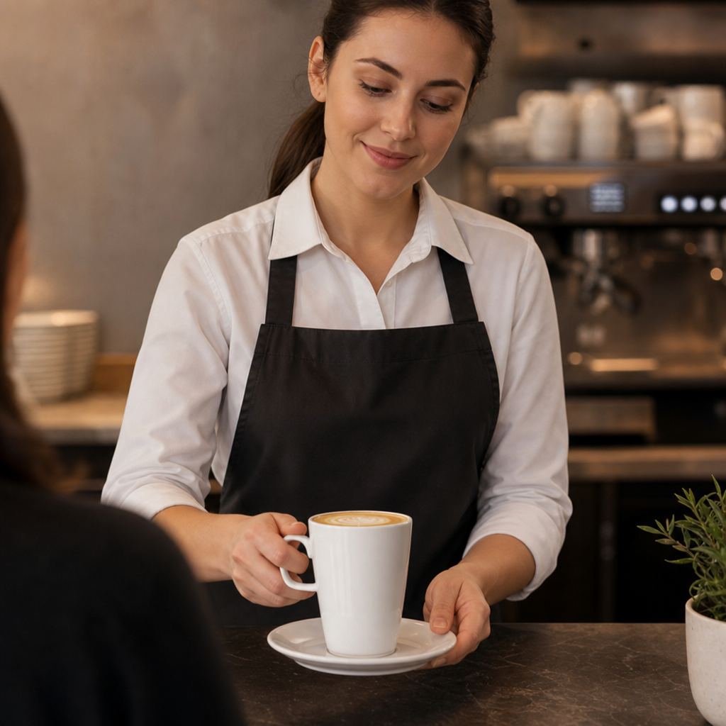 Latte Mug 400ml Porcelain for Cafés & Restaurants (Pack of 12)