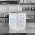 Polypropylene CamSquare Container 7.6L for Commercial Kitchens
