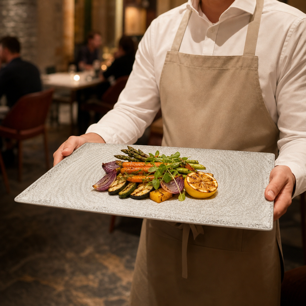 Gastronome Platter 530mm Melamine for Casual Dining