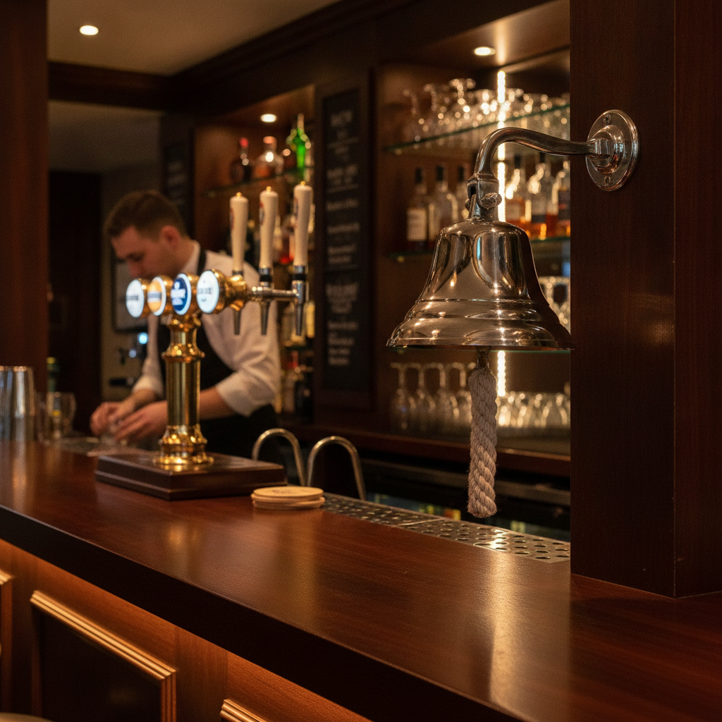 Stainless Steel Last Orders Bell 270mm for Pubs & Bars