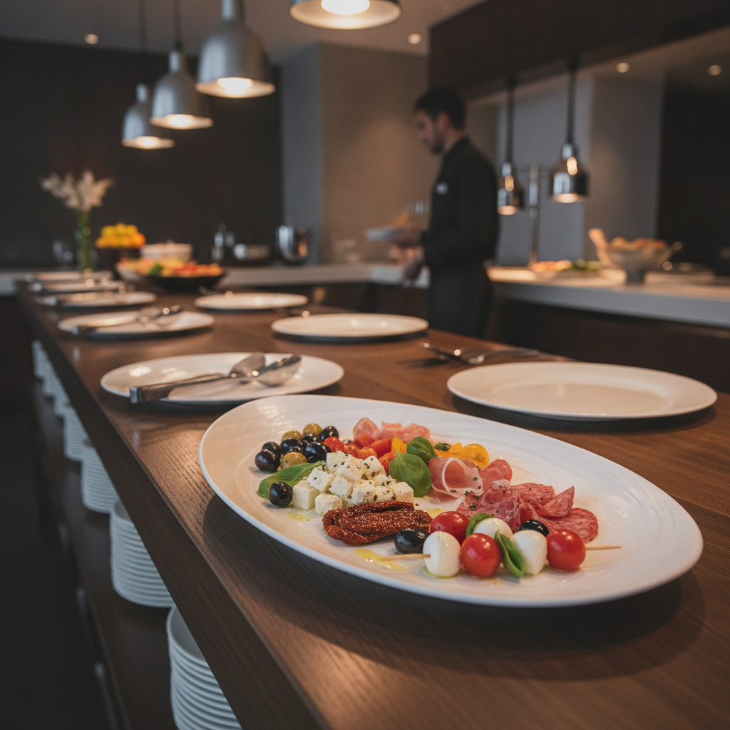 Melamine Oval Platter 400mm for Buffets & Sharing