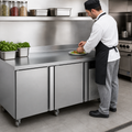 Gastronorm Counter Freezer - Silver - Stainless Steel - Commercial