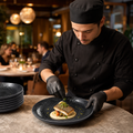 Coupe Plates 217mm Vitrified Ceramic for Hospitality Use (Pack of 12)