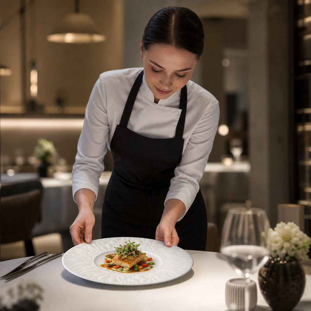 Signature Plates 279mm Porcelain for Fine Dining (Pack of 12)