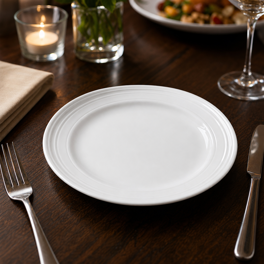 Plates 165mm White China for Stylish Presentations (Pack of 12)