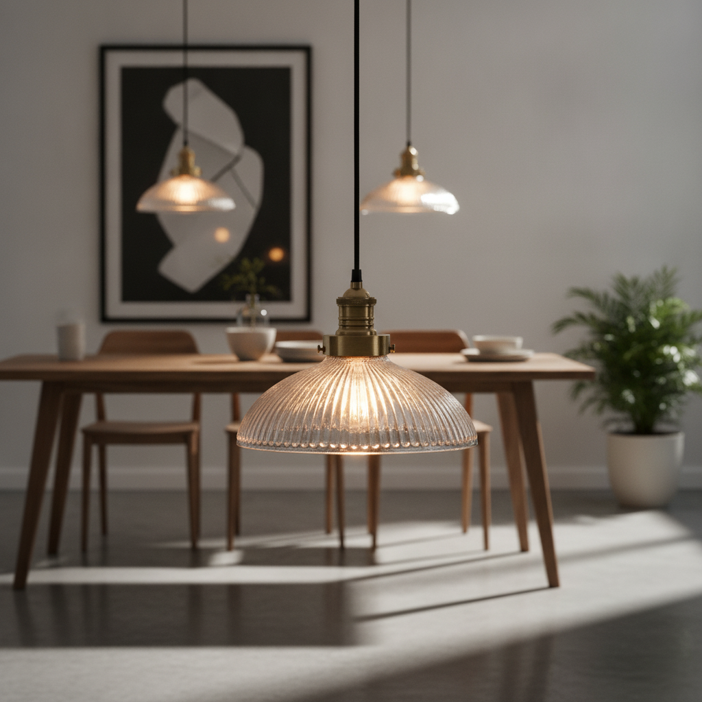 Glass Dome Pendant Light 305mm for Stylish Interiors