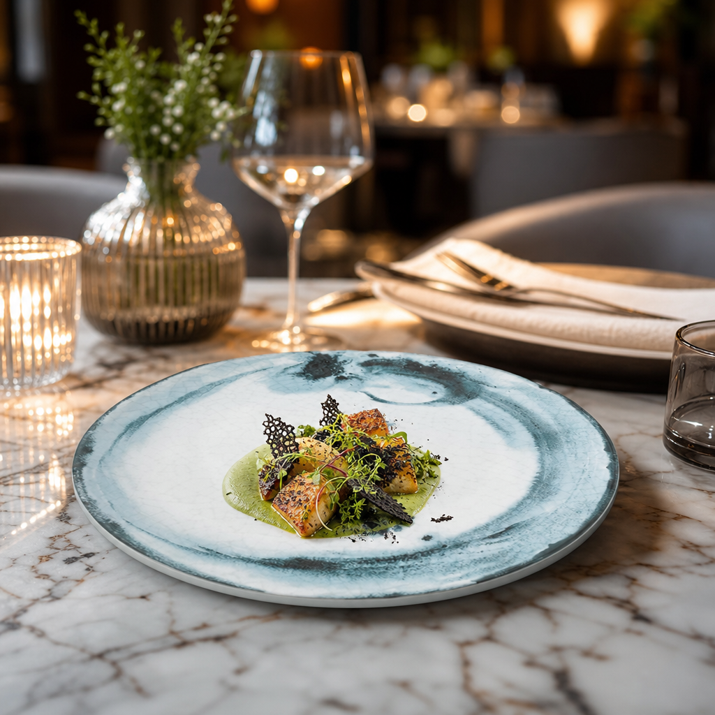 Coupe Plates 150mm Porcelain for Culinary Presentations (Pack of 12)