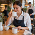 Enamelled Steel Mugs 380ml Ceramic for Modern Table Settings (Pack of 6)