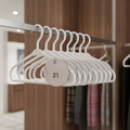 Polypropylene Numbered Cloakroom Hangers for Attended Cloakrooms (Pack of 33)