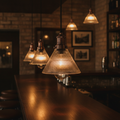 Glass Funnel Pendant Light 180mm for Retro Interiors