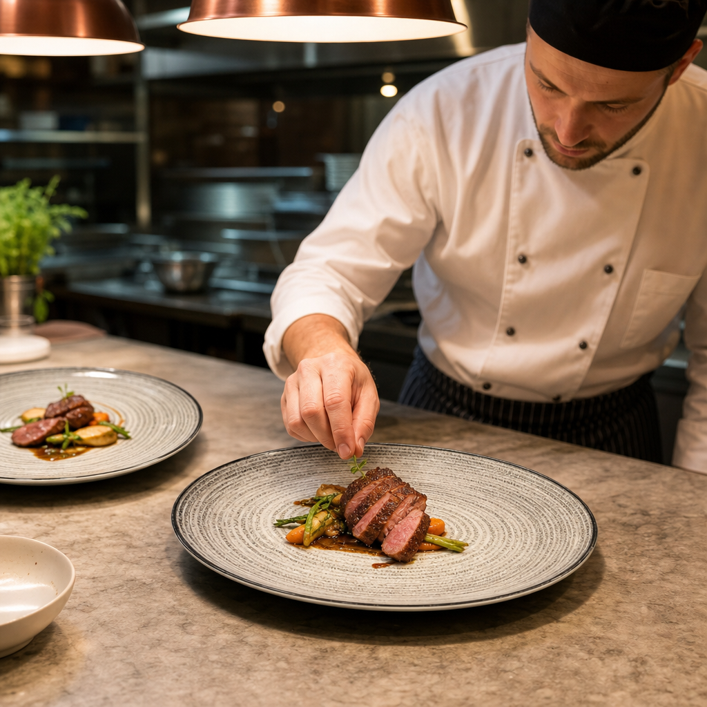 Oval Coupe Plates x 317 255mm Porcelain for Restaurants (Pack of 12)