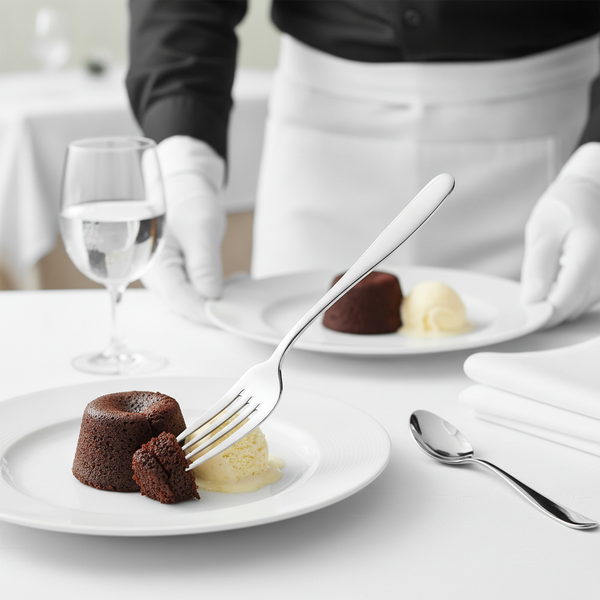 18/10 Stainless Steel Dessert Forks, Stainless Steel, pack of 12