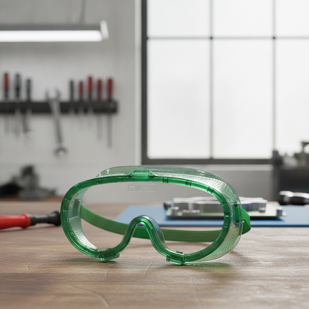 Polycarbonate Clear Safety Goggles for Eye Protection
