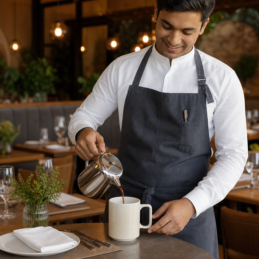 Mugs 340ml Porcelain for Stylish Table Settings (Pack of 6)