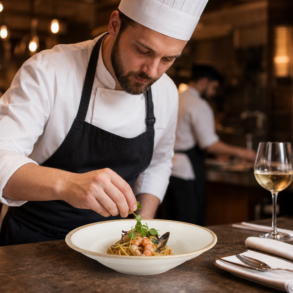 Chalk Porcelain Pasta Bowls 250mm for Restaurants & Cafés