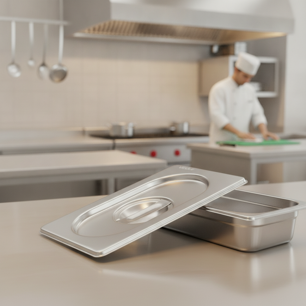304 Stainless Steel Gastronorm Tray Lid for Commercial Catering