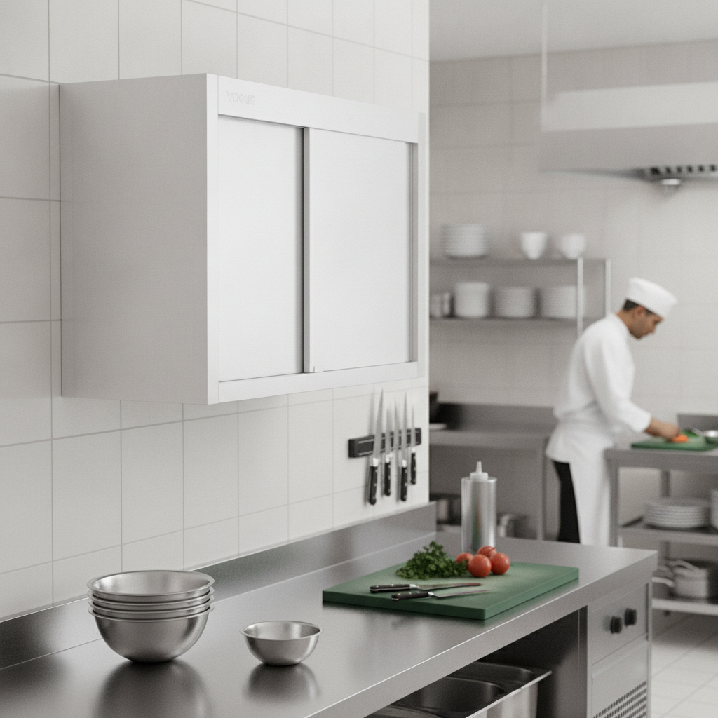 Stainless Steel Wall Cupboard 650x900x400mm for Kitchen Storage