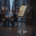 Steel LED Display Stand for Outdoor Use