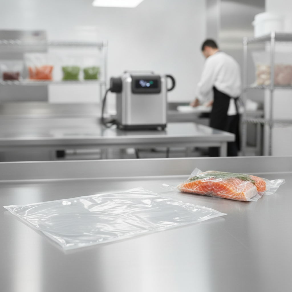 Polyethylene Vacuum Pack Bags 300mm for Professional Kitchens
