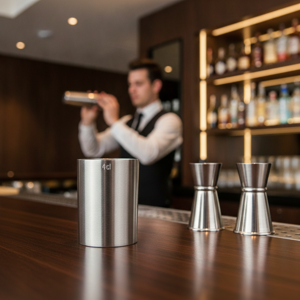 Stainless Steel Thimble Measure 40ml for Bars & Pubs