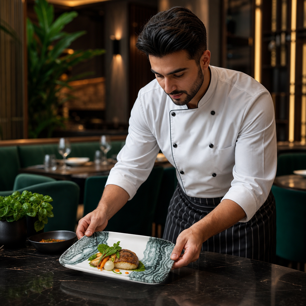 Deep Trays 260x180mm Black Vitrified Ceramic for Modern Hospitality (Pack of 6)