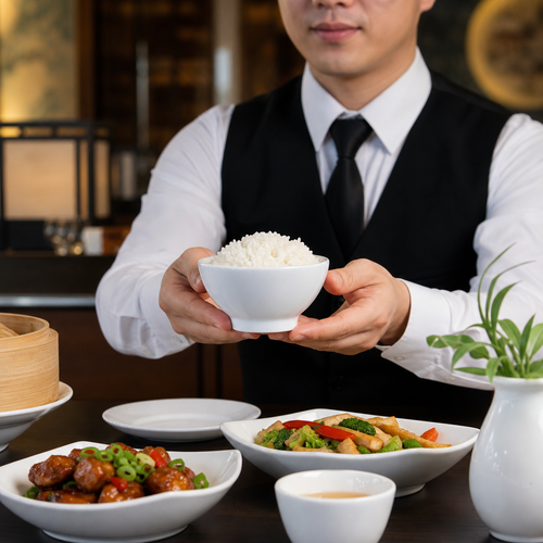 Buffet Rice Bowls 124ml Fine China for Catering Events (Pack of 24)
