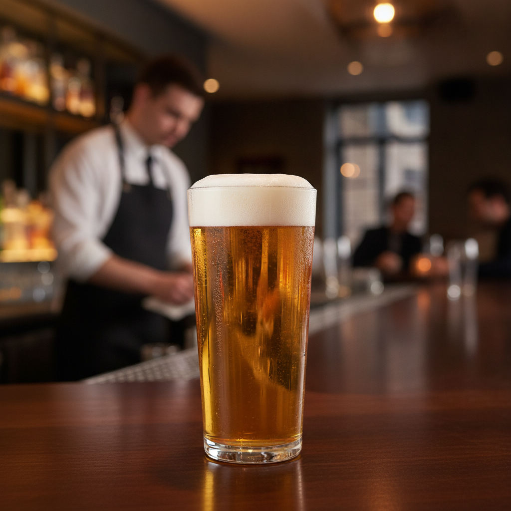 Toughened Glass Pint Glass 570ml for Bars & Pubs (Pack of 24)