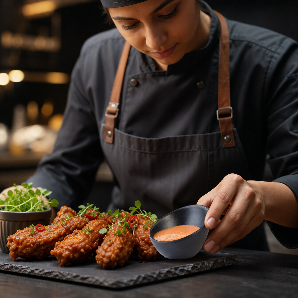 Round Sloped Dipping Pot 80ml Melamine for Serving Sauces