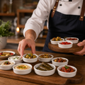 Mezze Dishes 110mm Porcelain for Tapas & Dips (Pack of 12)