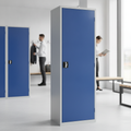 Blue Epoxy Polyester Clothing Locker 610mm for Staff Rooms