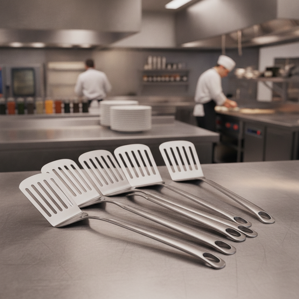 18/10 Stainless Steel Slotted Turner for Serving, 18/10 Stainless Steel, pack of 6