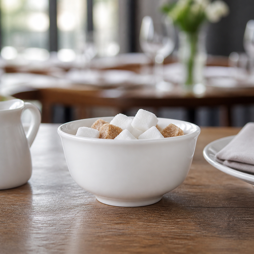 Simplicity White Sugar Bowl 227ml for Casual Dining - Pack of 12
