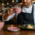 Alumina Cups 85ml Pink Vitrified Ceramic for Culinary (Pack of 12)