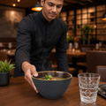 Deep Bowl 8oz Vitrified Porcelain for Casual Dining (Pack of 12)