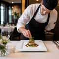 Square Plate 180mm Porcelain for Fine Dining (Pack of 6)