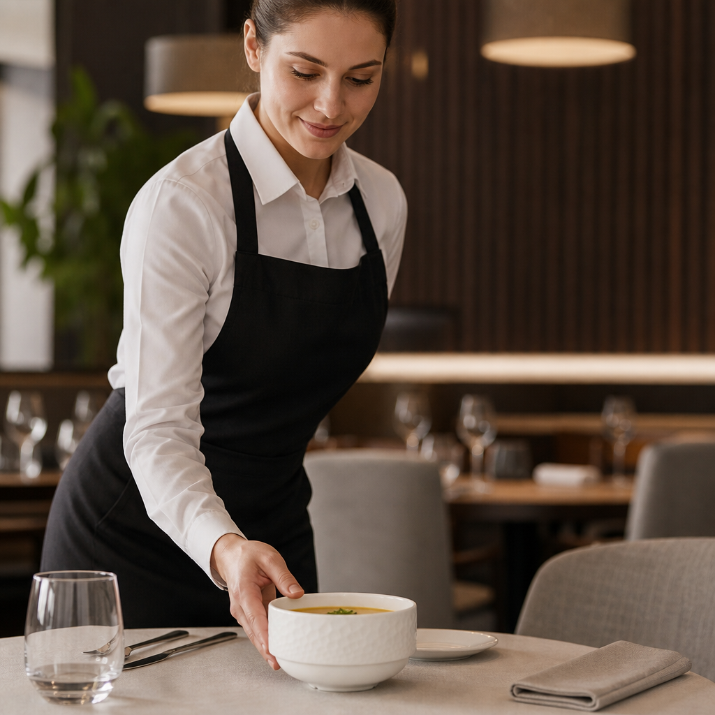 Morella Unhandled Stacking Soup Cups 285ml for Hospitality Environments - Pack of 36