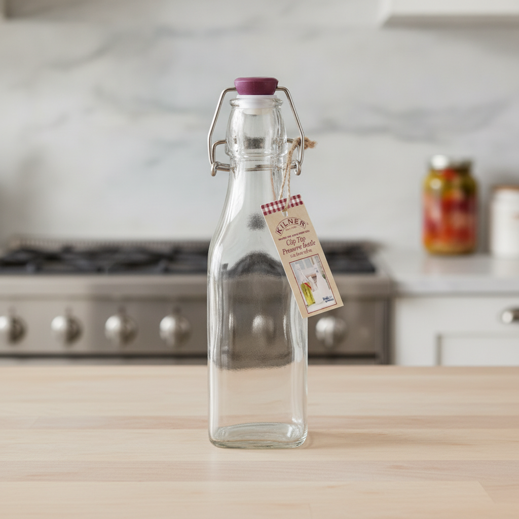 Glass Swing Top Preserve Bottle 250ml for Home Preserving