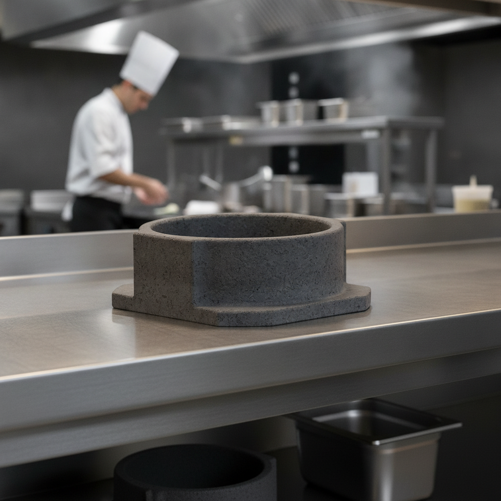 Polypropylene Black GN Insert 140x125mm for Food Presentation