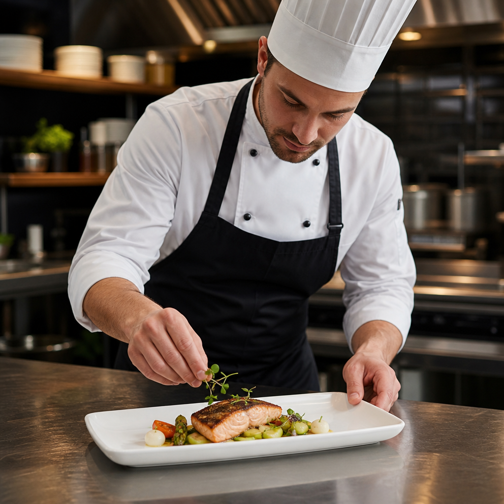 Oblong Plates 300mm Porcelain for Professional Catering (Pack of 12)
