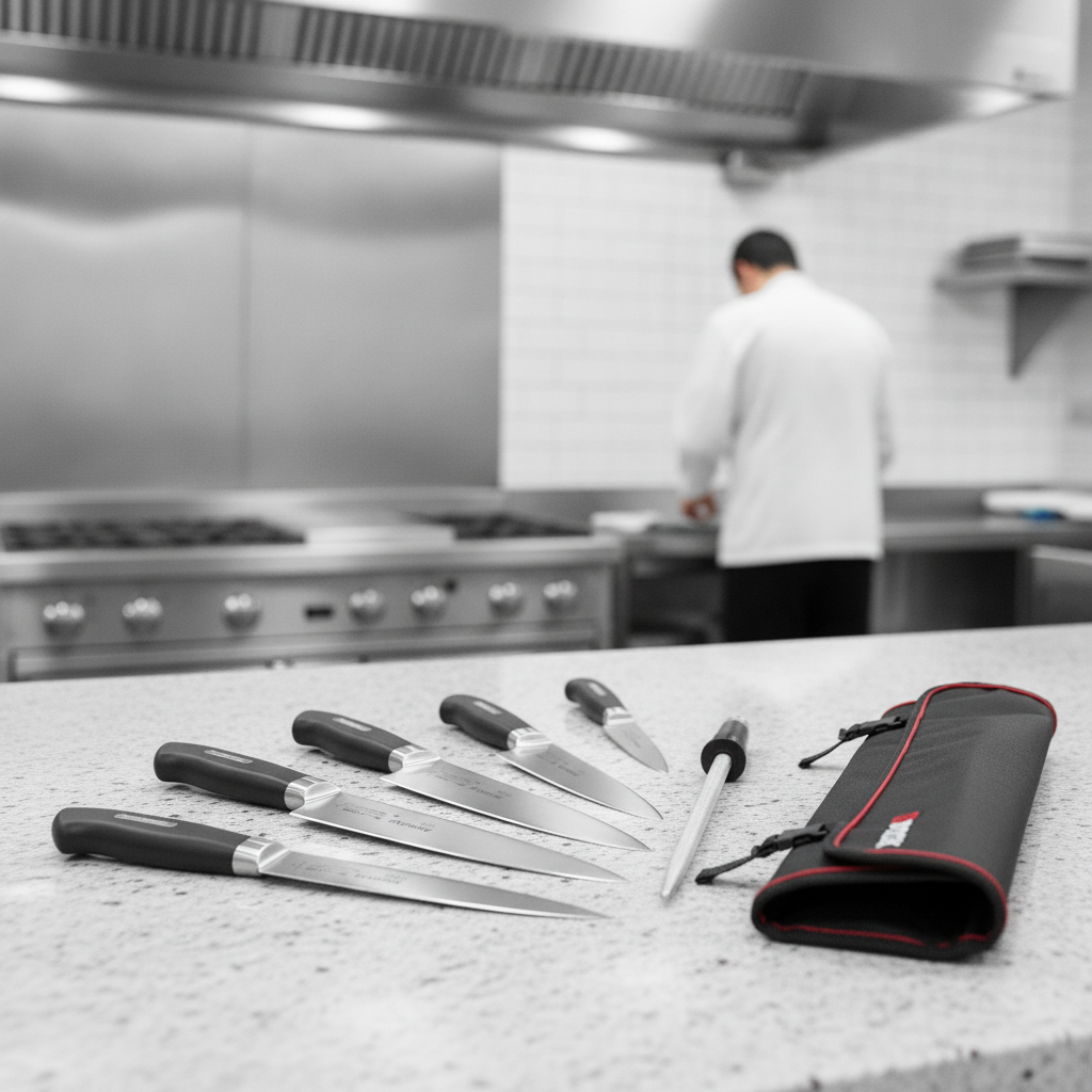 Stainless Steel Knife Set for Professional Chefs (5-Piece)