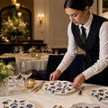Coupe Plates 215mm Bone China for Upscale Dining (Pack of 12)