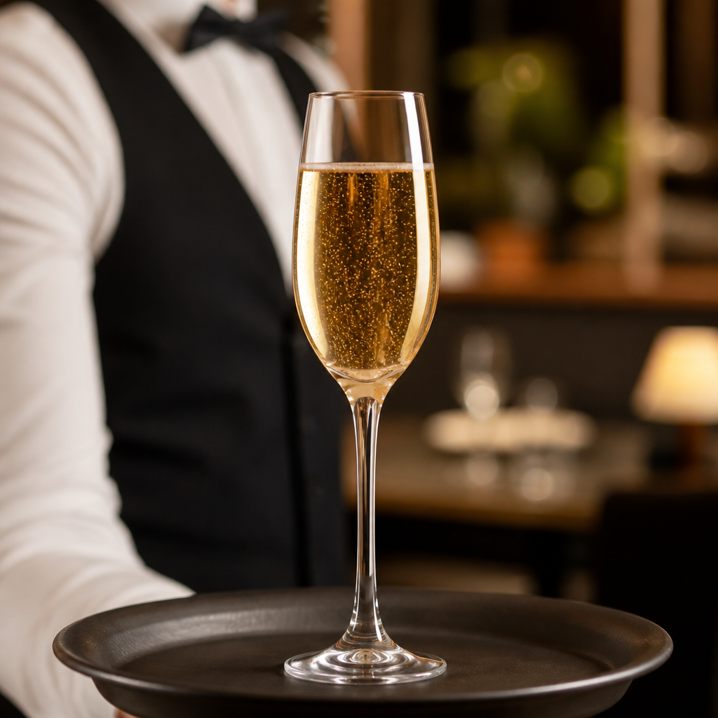 Soda Lime Amber Flutes 210ml for Stylish Drink Services (Pack of 24)