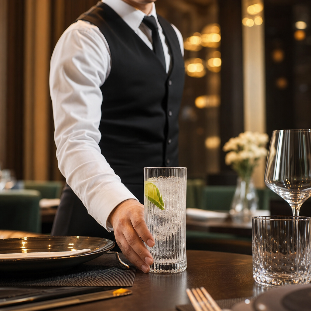 Soda Lime Long Drink Glasses 370ml for Bars & Restaurants (Pack of 6)