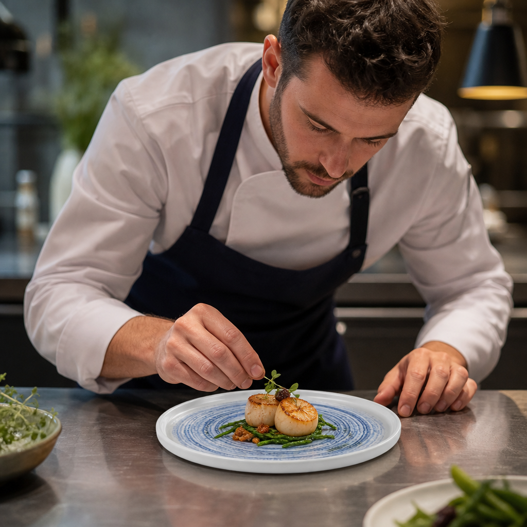 Walled Plates 160mm Vitrified Ceramic for Restaurants & Cafés (Pack of 6)
