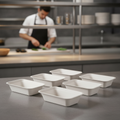 Bagasse Gourmet Food Containers 500ml for Street Food & Festivals (Pack of 600)