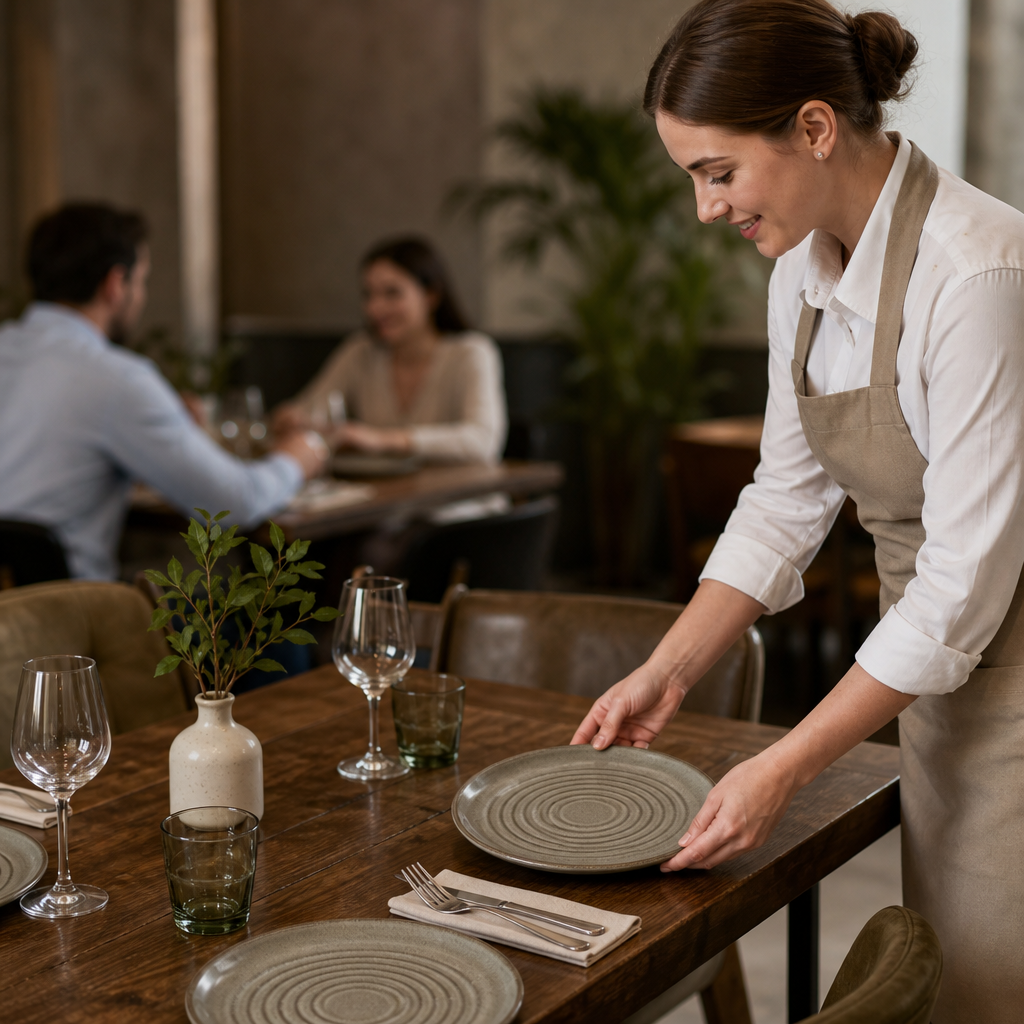 Pier Plates 232mm Porcelain for Casual Dining (Pack of 12)